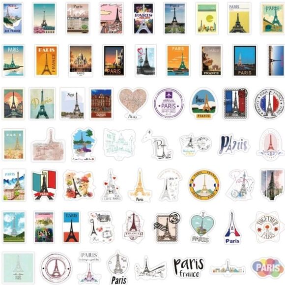Paris Assorted France Stickers - Picture 5 of 11